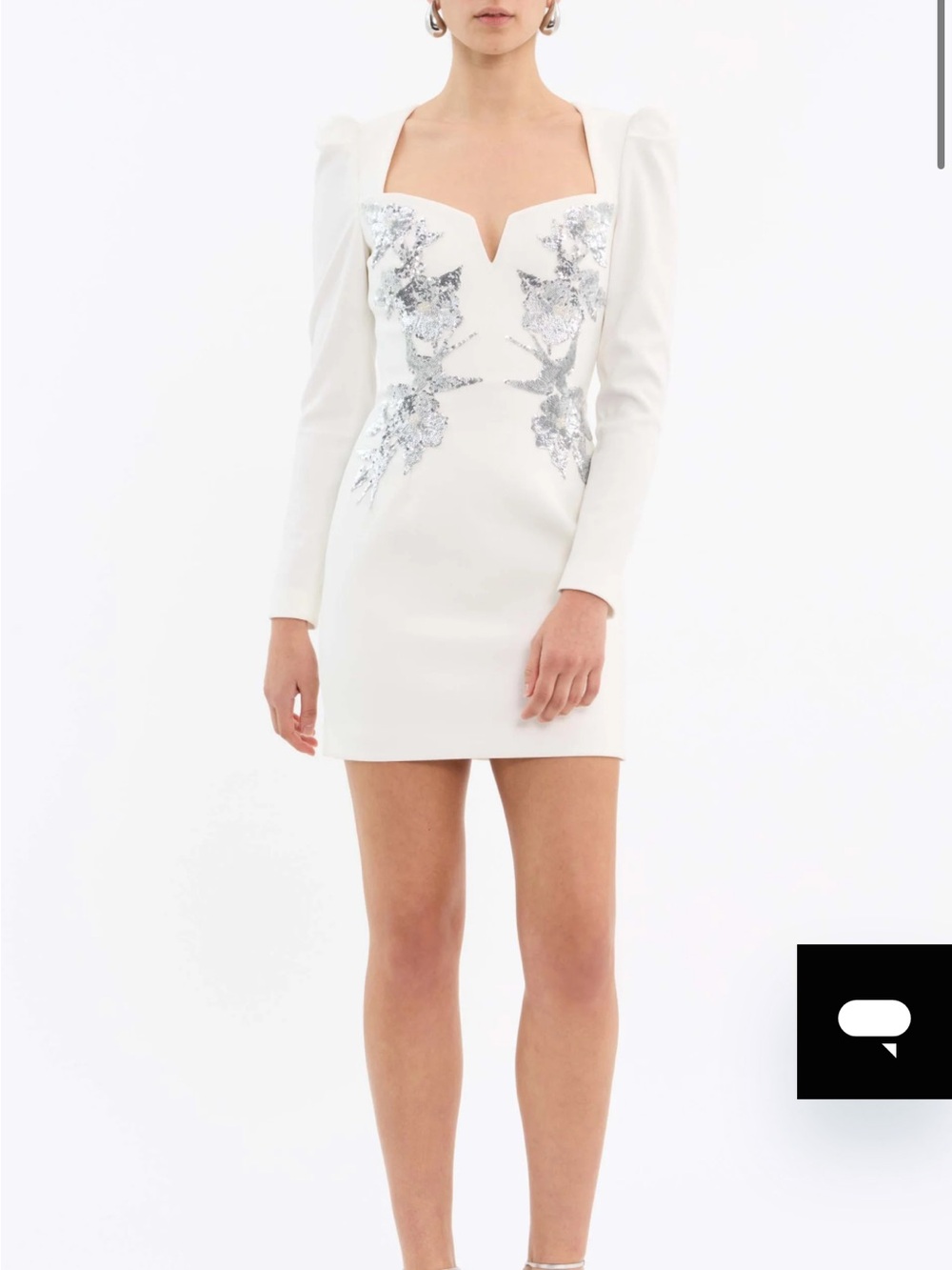 Rebecca Vallance MONROE LONG SLEEVE MINI DRESS (perfect condition!)